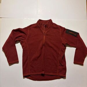 Red Eddie Bauer Men's 2xl half zip heavy sweater